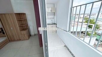 SIÊU PHẨM CĂN HỘ STUDIO TÁCH BẾP CÓ BAN CÔNG NỘI THẤT CƠ BẢN