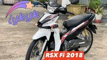 [ĐẸP NHƯ MỚI]👉 Wave RSX Fi 2018,XE ÍT ĐI,NGAY CHỦ💖