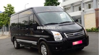 Ford Transit 2018 Limousine 10 ghế, màu đen