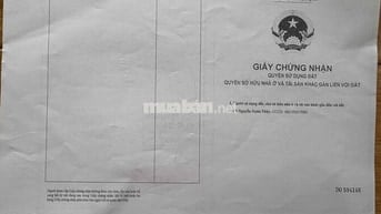 Chính chủ cần bán gấp đất mặt tiền Nguyễn Kim Công đường 5m