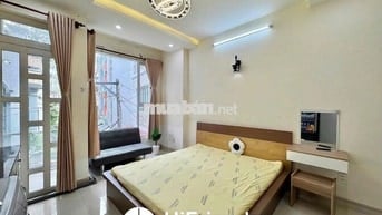 Siêu phẩm studio ban công full nội thất máy giặt riêng , Q5