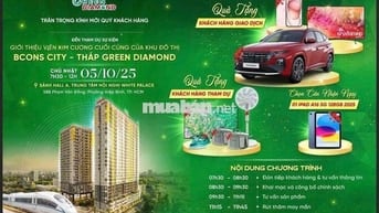 Căn hộ 54m2 2PN khu đô thị Bcons City TPHCM