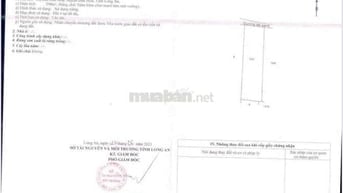 Bán đất full thổ thị trấn đức hoà 15tr/m2