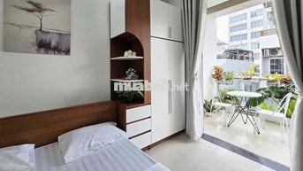 1PN Tách Bếp - Ban Công Lớn 🌇 Hẻm oto Full nội thất 100%