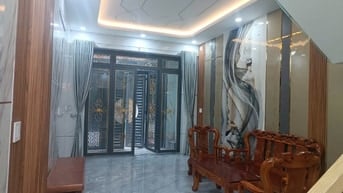 Nhà mới 4 tầng, 57m², 4PN, xe hơi tới cửa, đường Đất Mới, Bình Tân