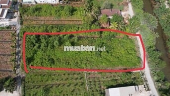 Chính chủ bán đất sổ đỏ 2 mặt tiền xe hơi gần Quốc lộ N2