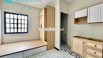 căn hộ studio 2 cửa sổ thoáng full nội thất mới