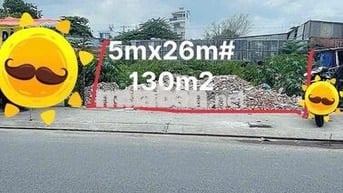 Đường rộng 12m, Hương Lộ 2, 130m2, giá 12.8 tỷ. đất trống vuông vứt