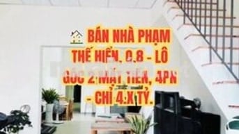 🏠 BÁN NHÀ PHẠM THẾ HIỂN, Q.8 - LÔ GÓC 2 MẶT TIỀN, 4PN - CHỈ 4.X TỶ.