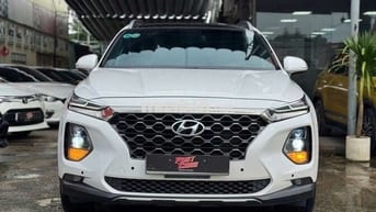 Hyundai Santafe 2019 Premium 2.2D dầu,màu trắng