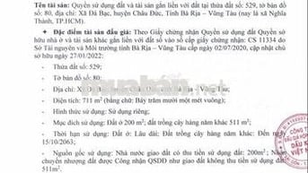 BĐS Xã Đá Bạc, Châu Đức, Bà Rịa – Vũng Tàu (Nghĩa Thành, TP.HCM)