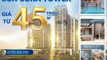  CHỈ 50 TRIỆU GIỮ CHỖ – CĂN GÓC 1PN+ 59m² SUN CORA TOWER HÒA XUÂN 