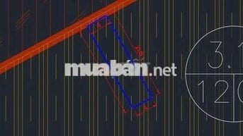 Bán lô 106m² đất đẹp vuông vức, ngang 5m, xây 6 tầng không chừa trước.