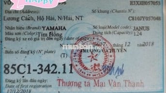 CHÍNH CHỦ (giấy tờ đầy đủ)- XE JANUS Hồng tím 2018