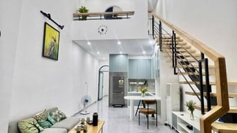 NHÀ 1 TRỆT 1 LỬNG THIẾT KẾ KIỂU ÂU XINH LUNG LINH - LÊ VĂN KHƯƠNG