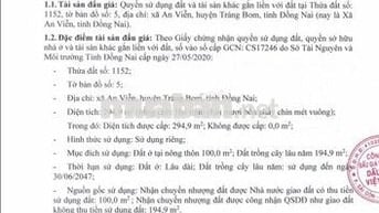 BĐS xã An Viễn, huyện Trảng Bom, tỉnh Đồng Nai (Xã An Viễn, Đồng Nai)