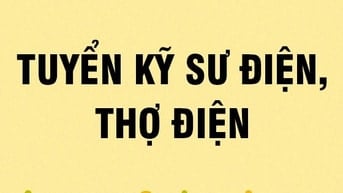 TUYỀN 2 NHÂN VIÊN KỸ THUẬT ĐIỆN TỬ LẮP ĐẶT THIẾT BỊ TẠI QUẬN TÂN PHÚ