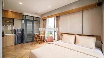 CĂN HỘ STUDIO FULL NỘI THẤT - MÁY GIẶT RIÊNG - TÁCH BẾP - MỚI XÂY NEW