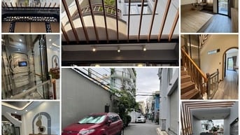 3lầu+s.thượng (3,5mx18m=63m2)+thang máy,5 phòng ngủ, hẻm 6m Lê Văn Sỹ