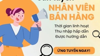 Cần 3 bạn phụ bán hàng quầy đồ uống (Sâm Triều Tiên, nước lượng tử...)
