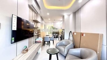 CĂN HỘ1 PHÒNG NGỦ 2 BAN CÔNG ĐỦ NỘI THẤT GIÁ 15 TRIỆU/THÁNG