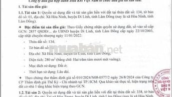 BĐS Xã Hòa Ninh, huyện Di Linh, Lâm Đồng (xã Hòa Ninh, Lâm Đồng)