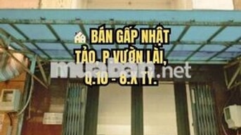 🏠 BÁN GẤP NHẬT TẢO, P.4, Q.10 - NGỘP BANK 2 TỶ - 8.X TỶ.