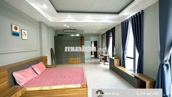 Căn góc 1PN- 1WC 55m2, full nội thất, thoáng mát, có hầm xe. Giá 10 tr