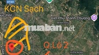 Đất F0 Ngay Cổng KCN Sạch Sóc Sơn, full thổ cư gần giao Vành Đai 4