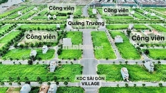 ĐẤT NỀN KDC SAIGON VILAGE SÁT MT ĐƯỜNG VỊ TRÍ ĐẸP NGAY CỔNG CHÀO
