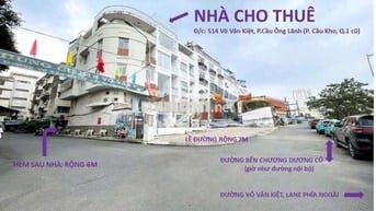 Chính chủ cho thuê nhà góc 2 Mặt tiền đường quận 1 giá chỉ 55 triệu