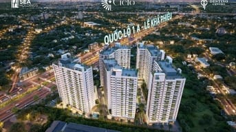 Căn hộ chuẩn 5* mặt tiền QL1A - chợ Bình Chánh. 250tr nhận nhà, miễn l