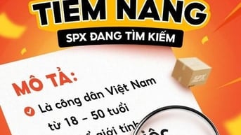 [SPX - Hà Nội] Tuyển 30++ SHIPPER giao hàng tuyến cố định ở Hà Nội
