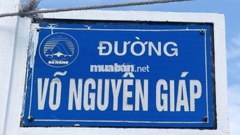 Bán lô đất 2 mặt tiền trước sau Võ Nguyên Giáp, ngay sát biển