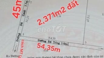 2,371m2 góc 2MT xe hơi cách MT Lý Nhơn 70, An Thới Đông, CG