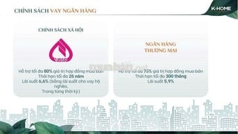 🌿 Căn hộ K-Home Apartment – Chỉ từ 768 triệu/căn 🌿