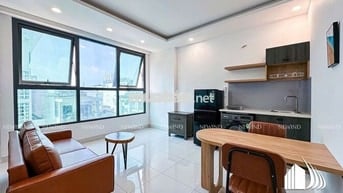 CHDV 1PN full nội thất tách bếp riêng 50m2 - gần Lotte, PMH, Q1, Q4