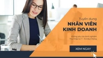 CẦN NHÂN VIÊN SALE - CHĂM SÓC KHÁCH HÀNG TẠI GÒ VẤP