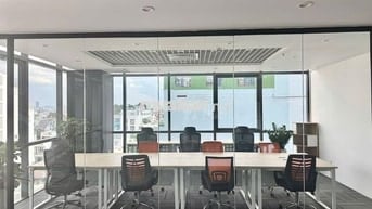 Văn phòng nhỏ cho công ty 5-7nv, full nội thất tòa nhà Sacombank