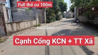 Cạnh cổng KCN Sạch và TT Xã mới Kim Anh đường trục chính 2 xe tránh
