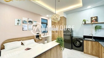 🏡 STUDIO FULL NỘI THẤT – MÁY GIẶT RIÊNG, TÁCH BẾP,CỬA SỔ LỚN–NGUYỄN XÍ