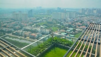 Penthouse bán hoặc cho thuê tại Thảo Điền Pearl 2 tầng sân vườn 501m2
