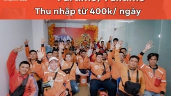 [HCM] SHOPEE FOOD TUYỂN TÀI XẾ Parttime/ Fulltime Từ 400k/ ngày