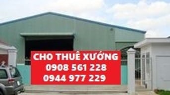 Nhà xưởng cho thuê đường quốc lô 1a, quận 12 dt: 1400m giá 110 triêu
