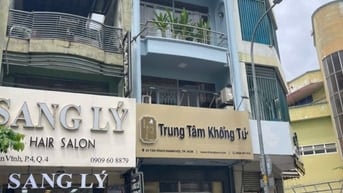  Bán nhà  mặt tiền 74 vĩnh khánh.P10.Q4.dt:3.7x20m,giá:12.5tỷ(2 lầu)