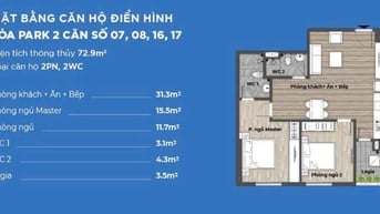 Căn hộ tầng 25 chung cư Eurowindow River Park