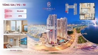BÁN CĂN GÓC 2PN CAO CẤP VIEW TRỰC DIỆN SÔNG HÀN VÀ VỊNH THUẬN PHƯỚC