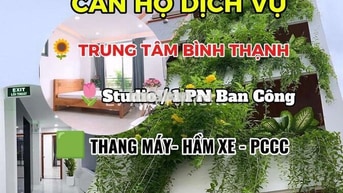 🟩 Căn Hộ Studio Full Nội Thất, Thang Máy, Thoáng Mát. Ngay Hàng Xanh.