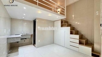 cho thuê căn hộ dịch vụ có gác siêu đẹp rộng ngay lê trọng tấn