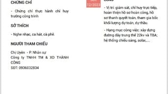Tìm việc làm nhân viên kỹ thuật điện